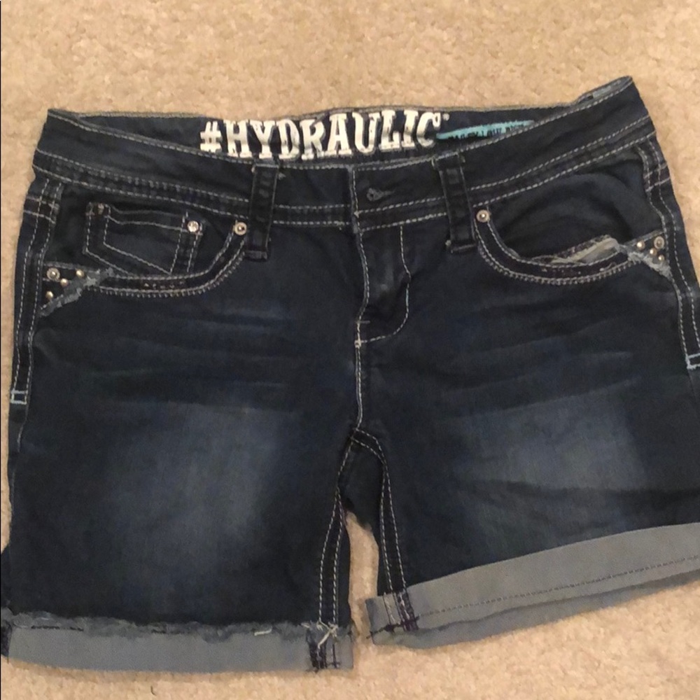 Dark jean shorts size 7/8